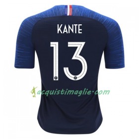 Divisa di Calcio Francia Kante 13 Prima Mondiali 2018